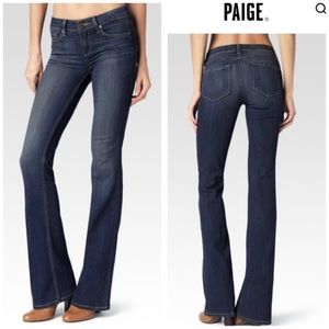 Paige Flare Dark Wash Jeans